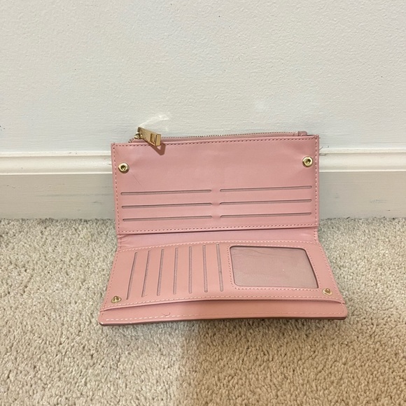 Matching Set Aldo Aferrandraa Pink Snakeskin Handbag w Ocoissa Wallet - Picture 9 of 9